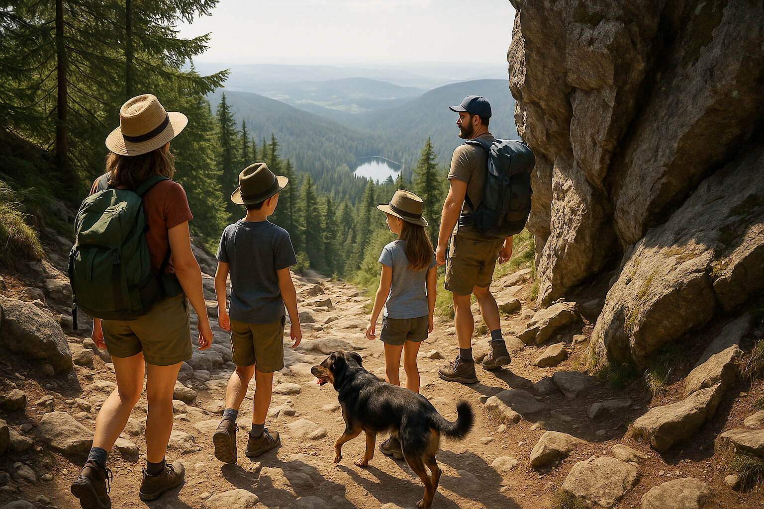 Wandern im Bayerischen Wald mit Familie